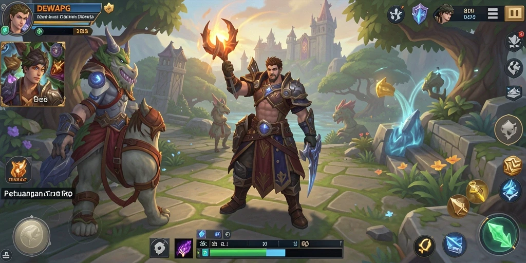 Tampilan gameplay menarik dari DEWAPG dengan aksi yang seru.