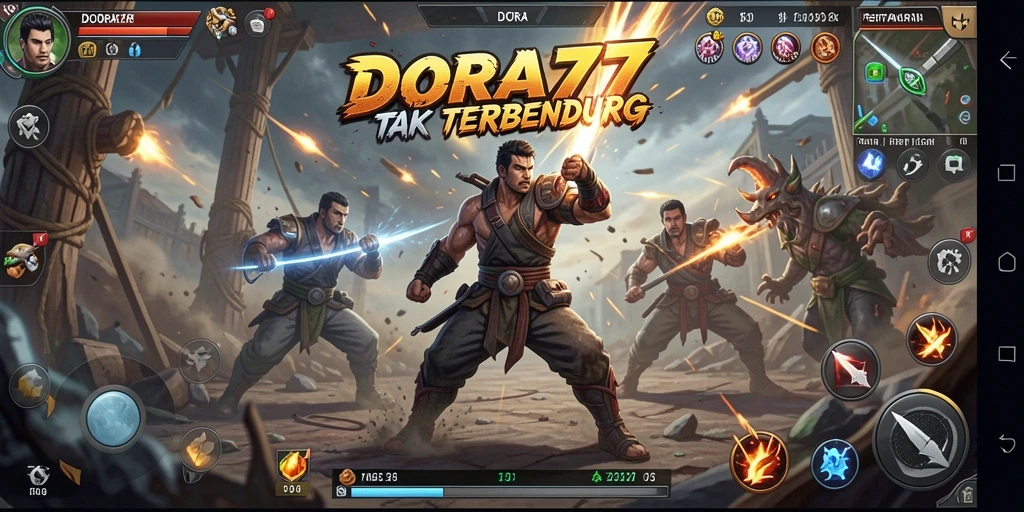 Gameplay seru DORA77 di arena Fighting yang menegangkan.