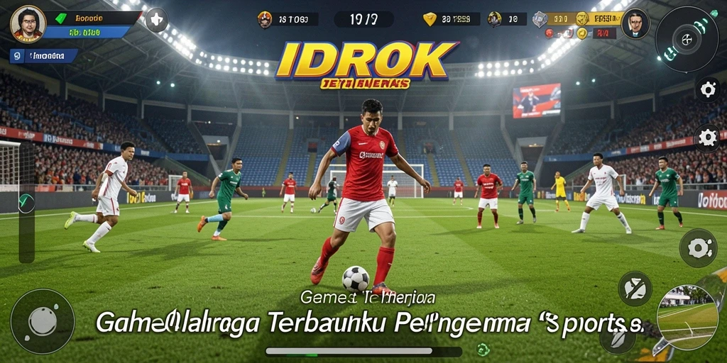 Screenshot utama IDROK menampilkan aksi seru dalam gameplay Sports.