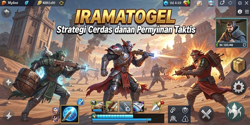 Screenshot gameplay <strong>IRAMATOGEL</strong> menampilkan aksi strategis yang menegangkan.