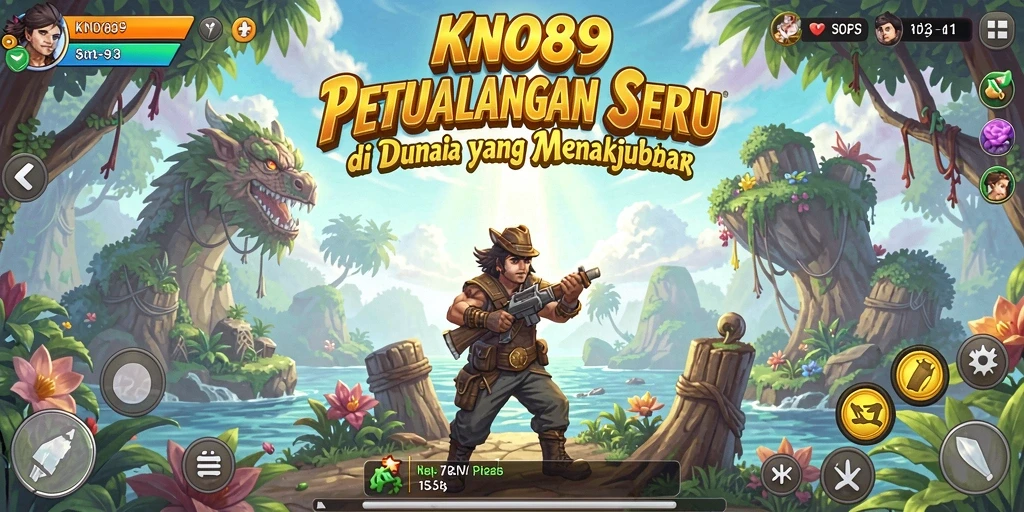 Tampilan gameplay menakjubkan dari KNO89 yang penuh petualangan.