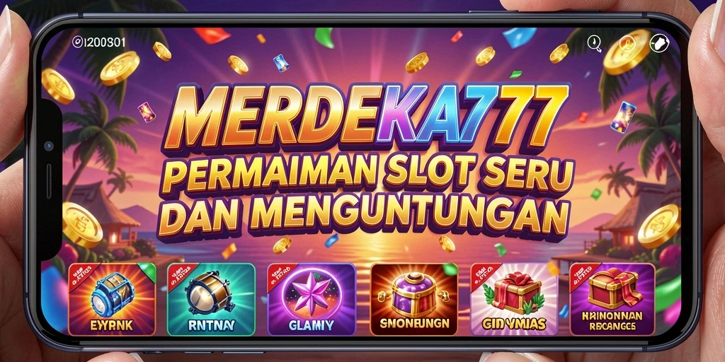 Tampilan gameplay MERDEKA777 dengan grafis Slot yang menawan.