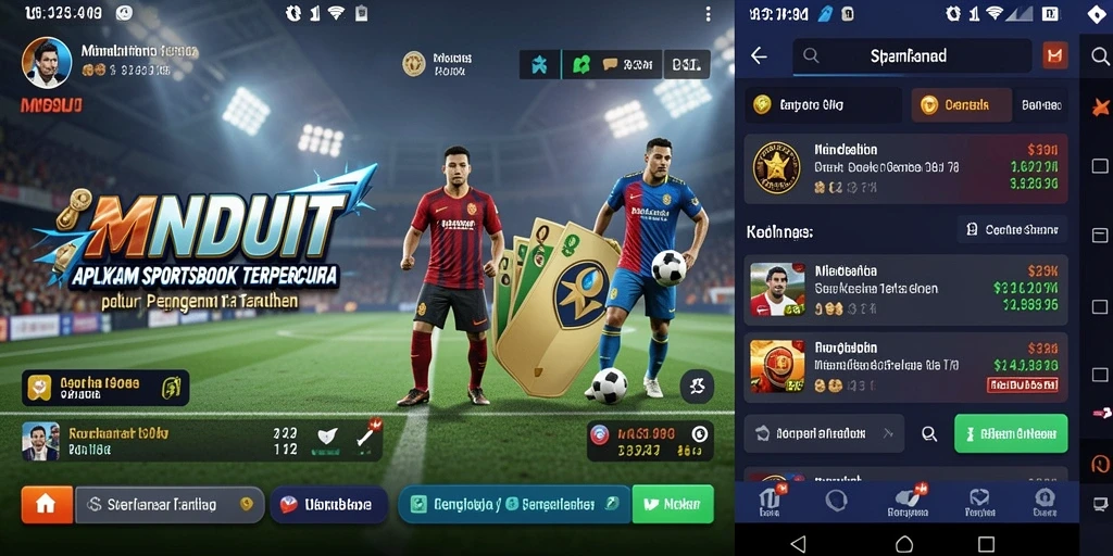 Screenshot MNDUIT menampilkan pengalaman taruhan yang mengesankan.
