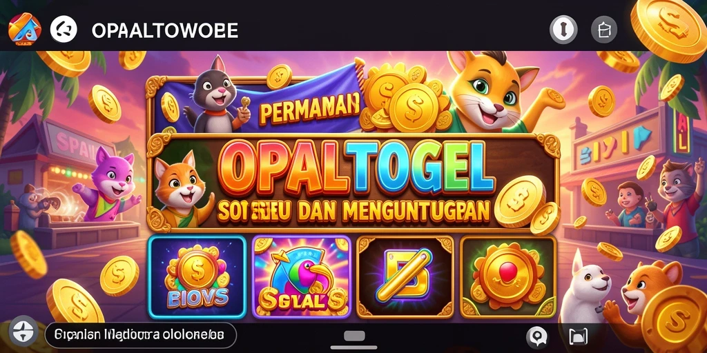 Tampilan gameplay seru di OPALTOGEL dengan variasi slot menarik.