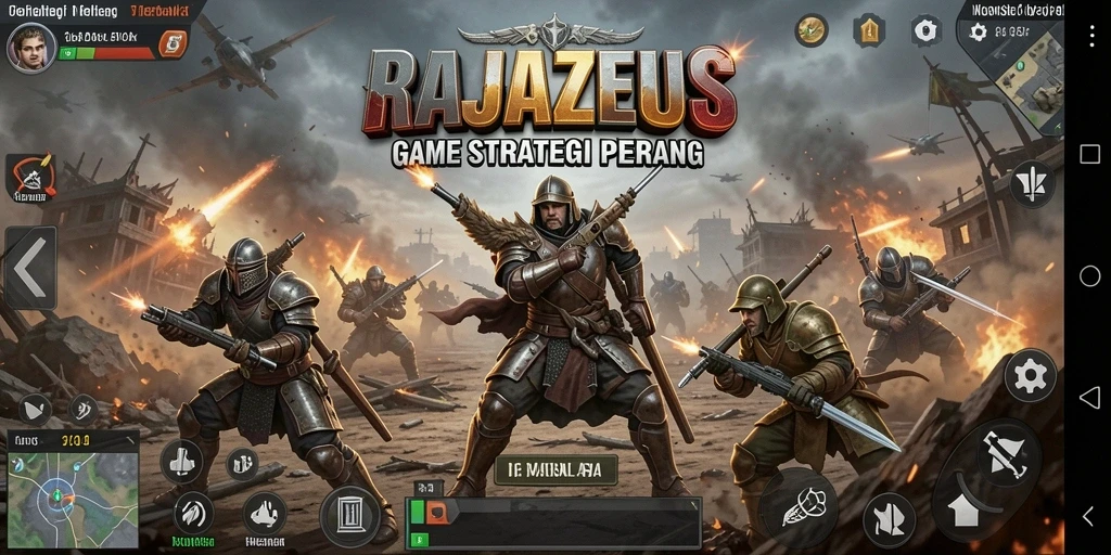 Tampilan gameplay RAJAZEUS yang memukau dan interaktif.