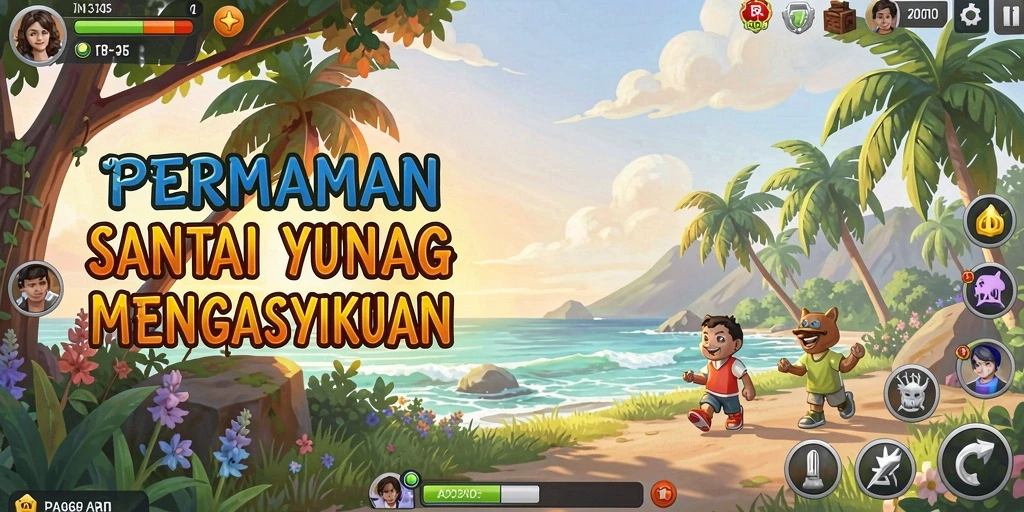 Tangkapan layar menunjukkan gameplay RP8 yang seru dan menyenangkan.