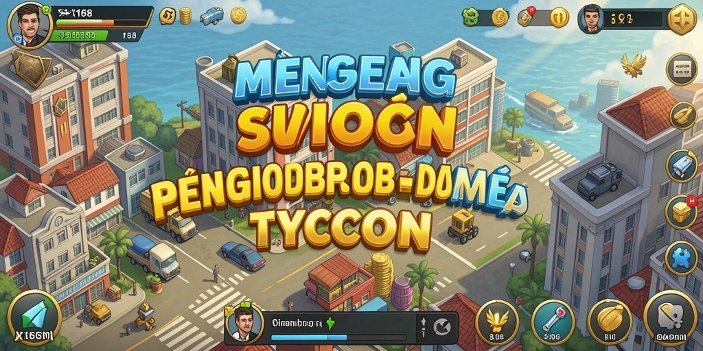 Screenshot gameplay X168 dengan tampilan bisnis yang menarik.
